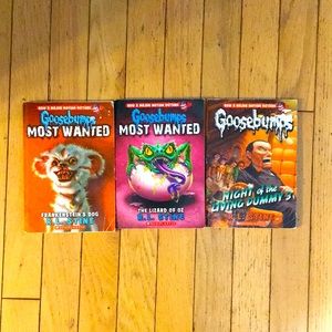 3 Pack of RL Stine’s Goosebumps books GUC Good Condition